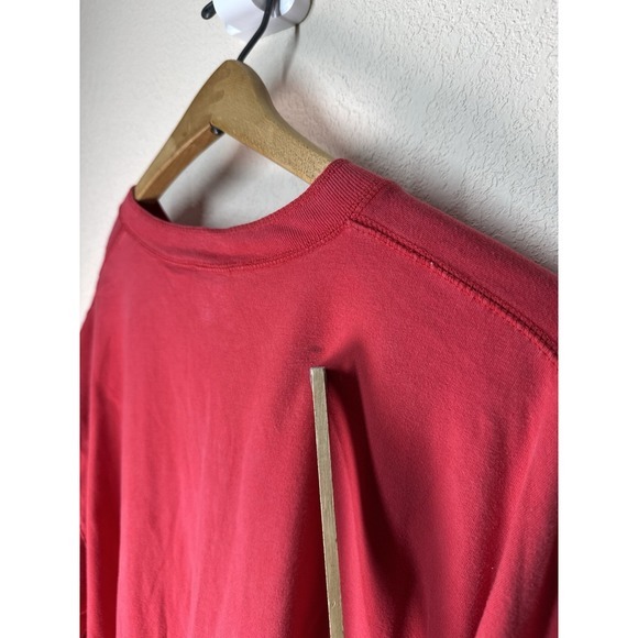 Disney Store Women's XXL Red Henley Long Sleeve Shirt Mickey‎ Embroidery *RARE* - Picture 9 of 9